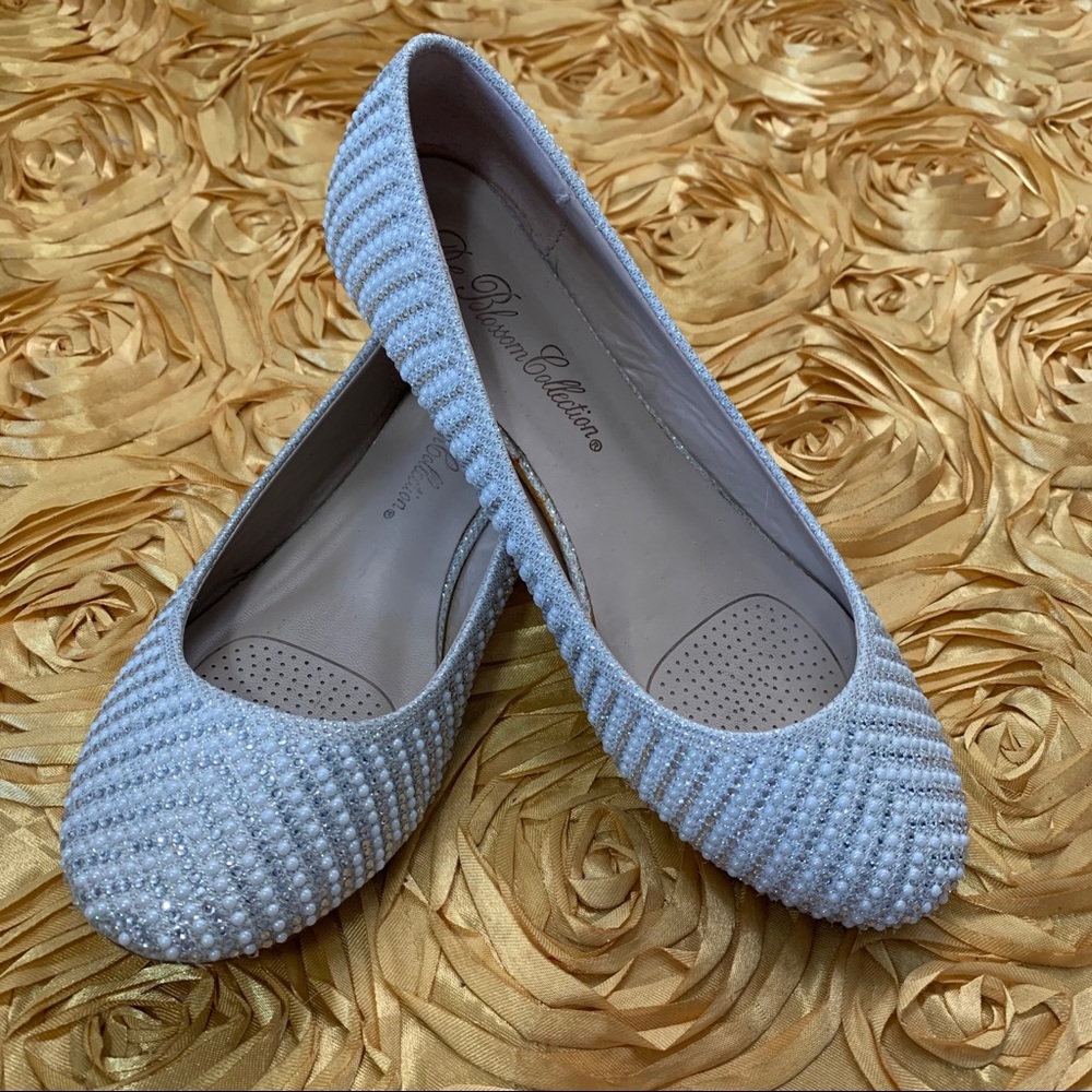 De Blossom Collection sparkle formal flats